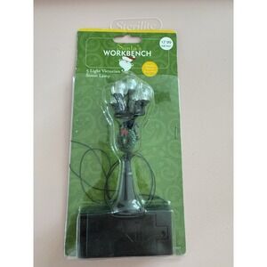 Santas Workbench 5 Light Victorian Street Lamp with Wreath - NEW